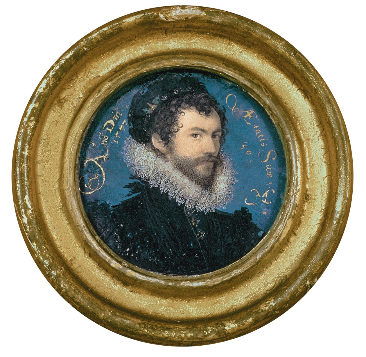 Självporträtt vid 30 års ålder, 1577 av Nicholas Hilliard