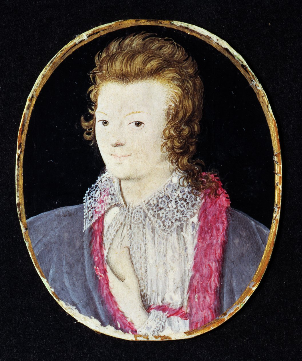 Okänd yngling, c.1595 av Nicholas Hilliard