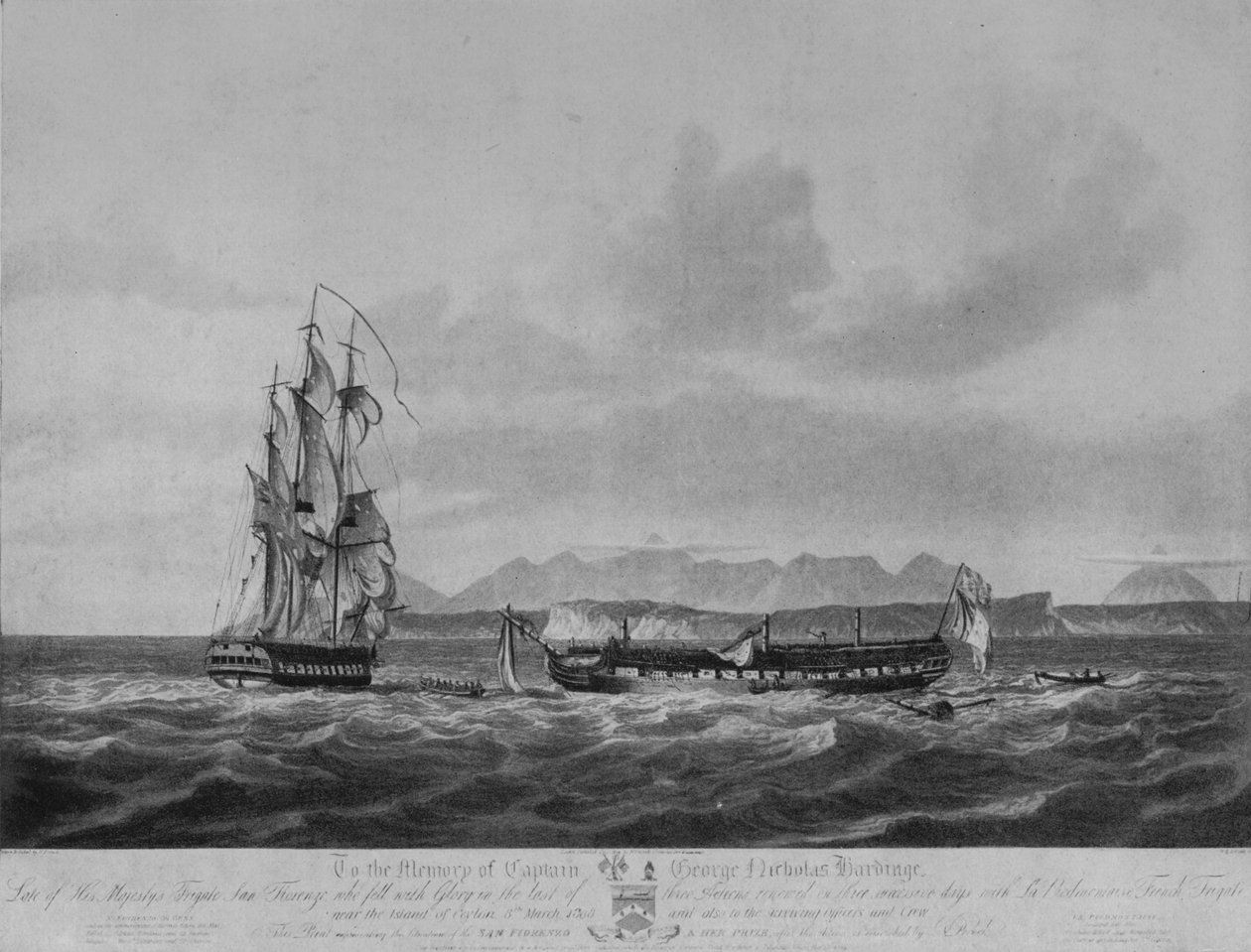 En tre dagars jakt och fångst, c1809 av Nicholas Pocock
