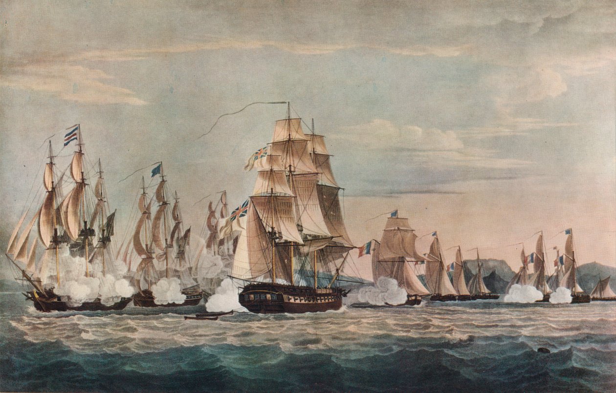 Fångst av Sparviére, c1811 av Nicholas Pocock