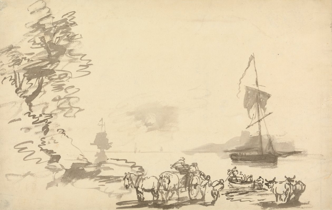 Strandstudie av Nicholas Pocock