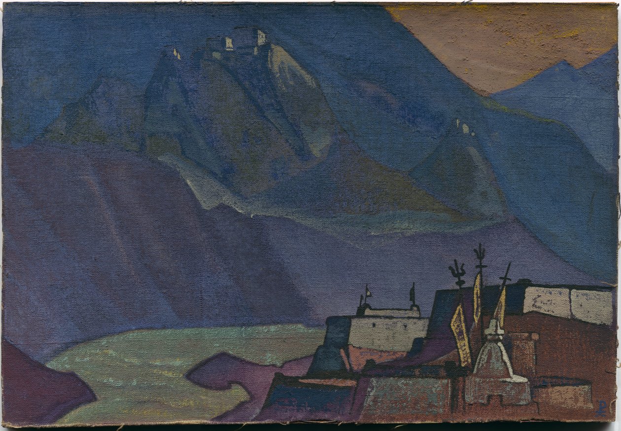 Chandra River, 1932 av Nicholas Roerich