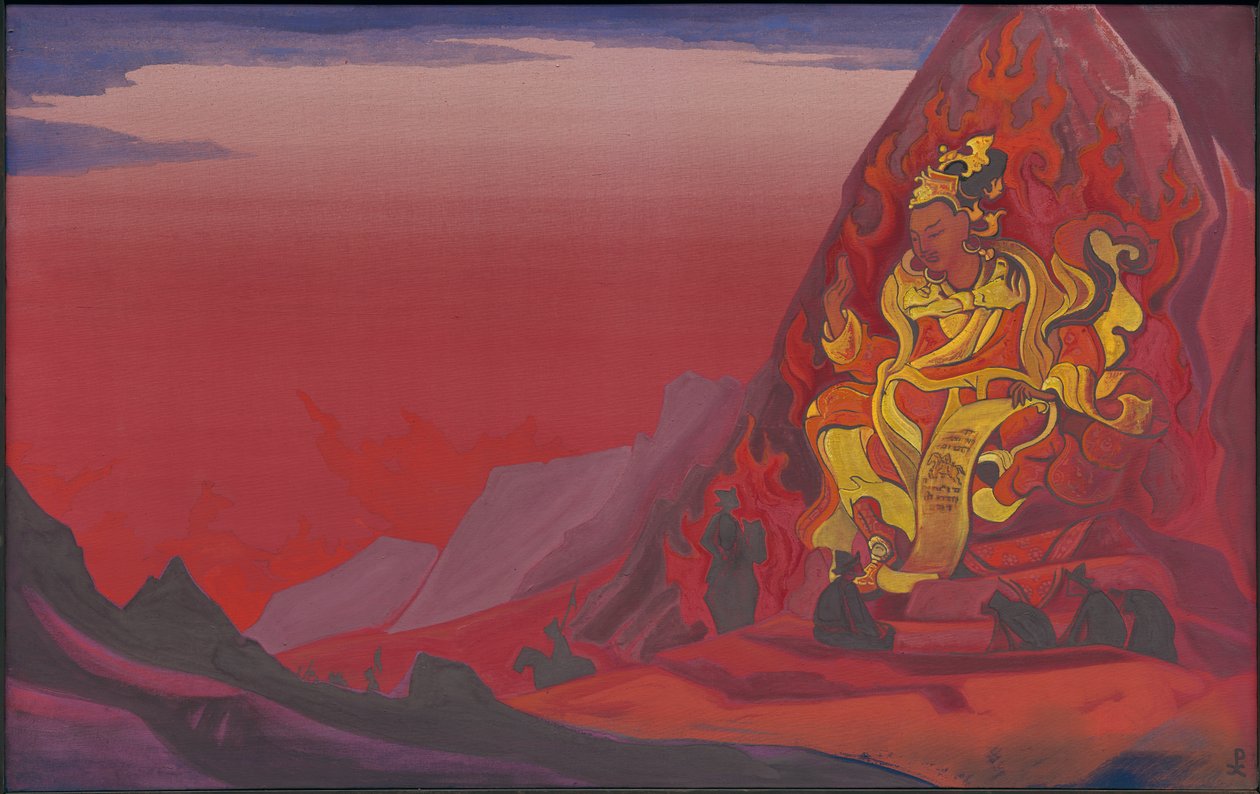 Kommandot över Rigden Djapo, 1933 av Nicholas Roerich