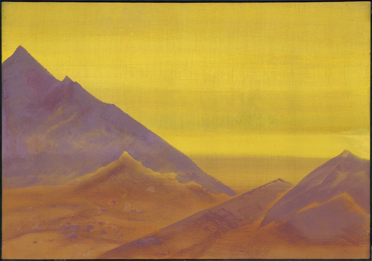 Dawn, ca 1930 av Nicholas Roerich