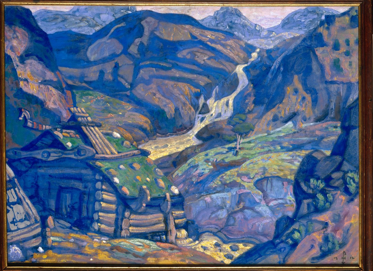 Dekor till "Peer Gynt" av Henrik Ibsen, 1912 av Nicholas Roerich