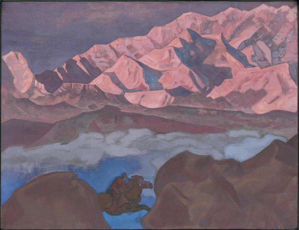 Han som skyndar, "His Country"-serien, 1924 av Nicholas Roerich
