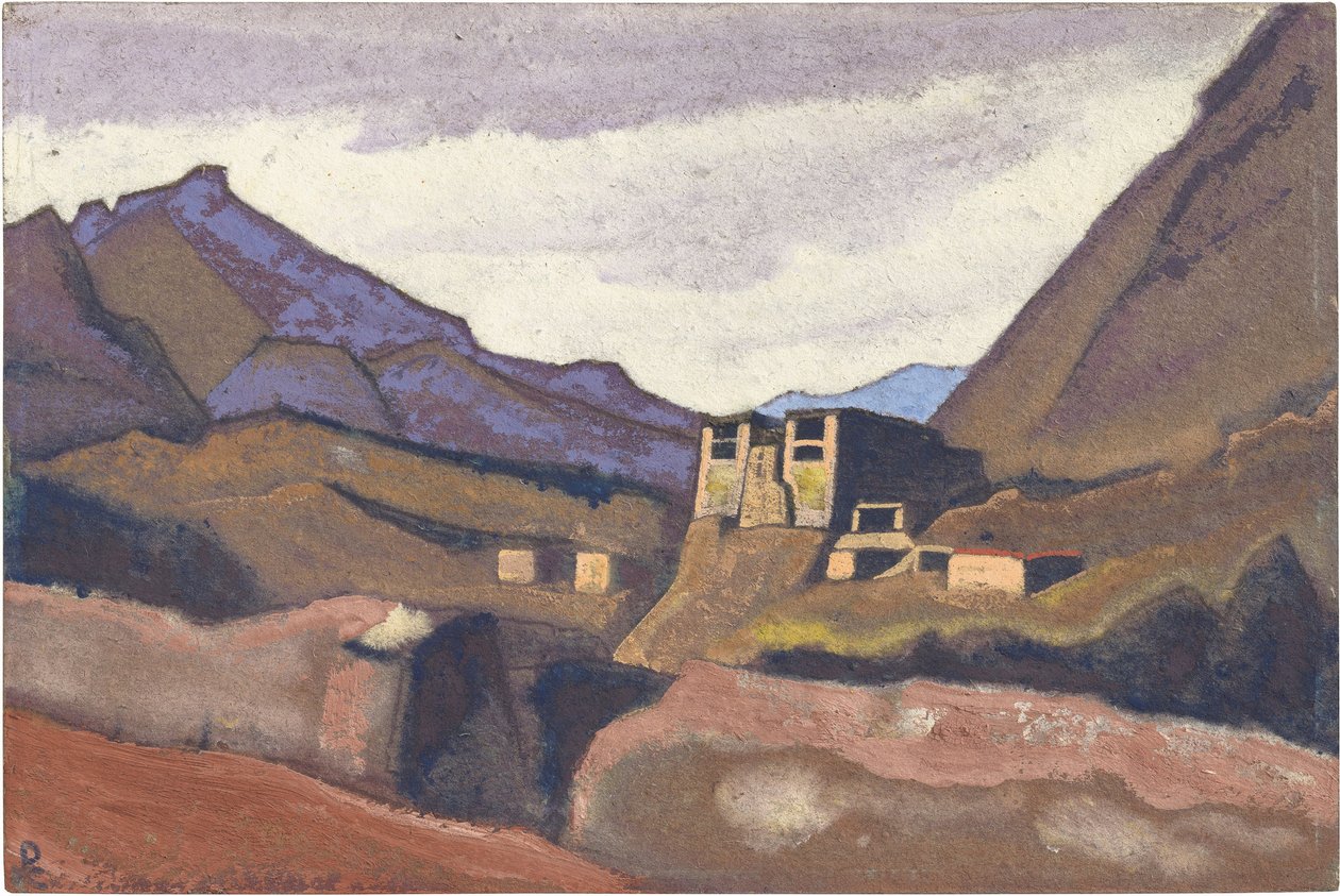 Ladakh par Roerich, Nicholas (1874-1947). Tempera på kartong, storlek: 30,5x45,7 av Nicholas Roerich