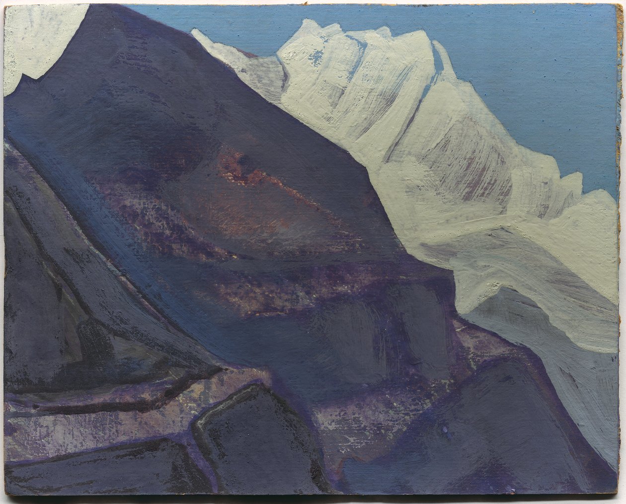 Berg, studie, 1933 av Nicholas Roerich