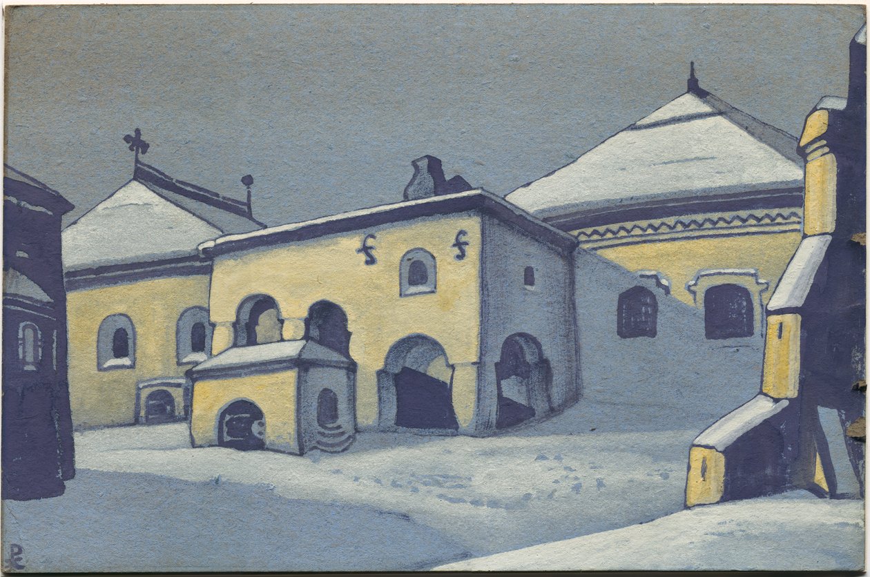 Gamla Pskov, 1936 av Nicholas Roerich