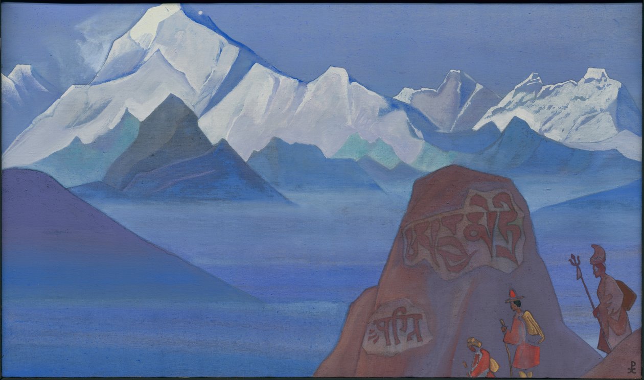 Vägen till Kailas, 1932 av Nicholas Roerich