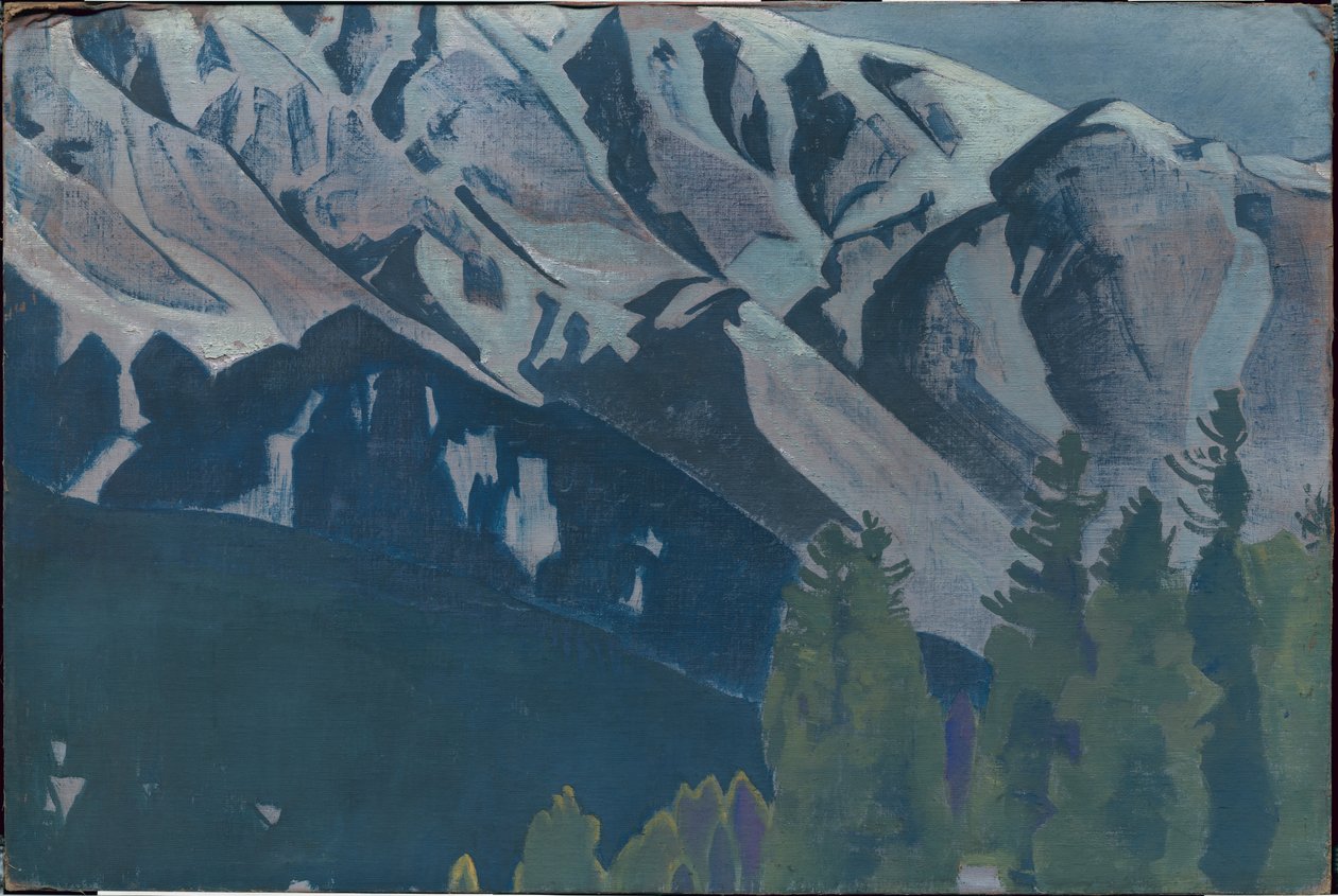 Pir Panjal, från serien med samma titel, 1925 av Nicholas Roerich