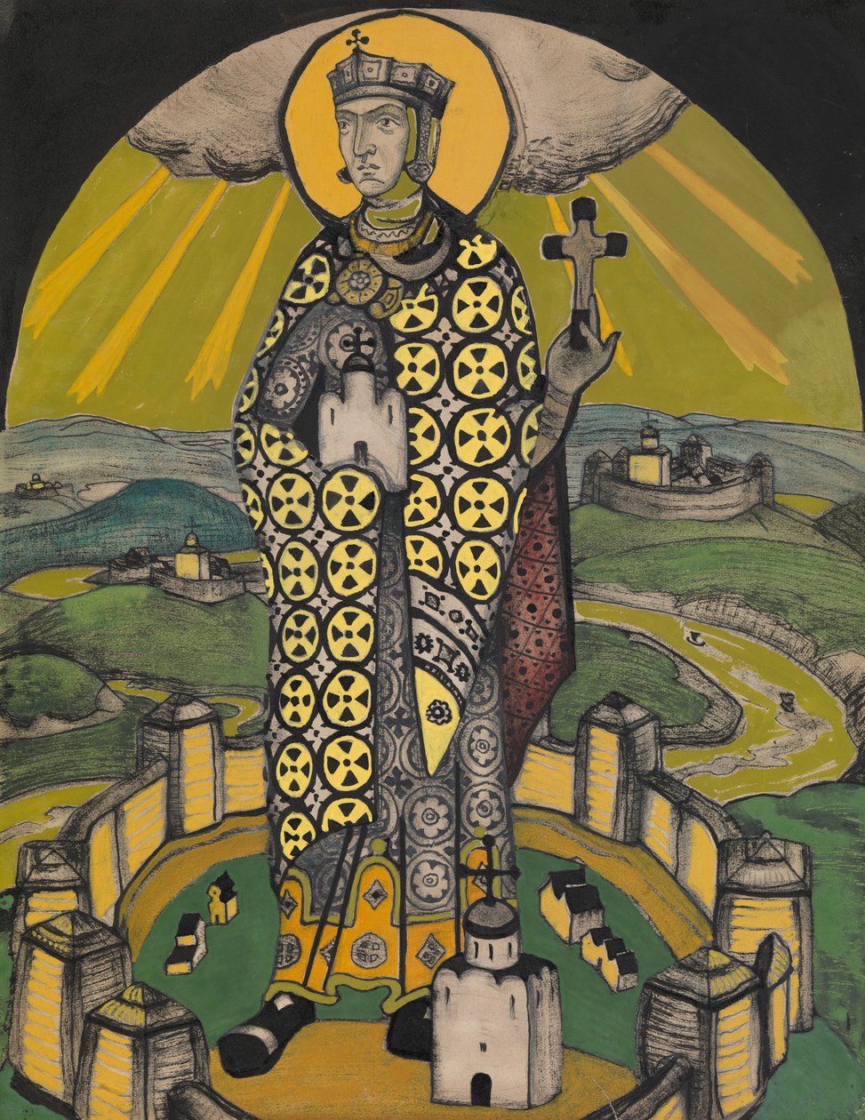 Sankta Olga, prinsessan av Kiev av Nikolai Konstantinowitsch Roerich