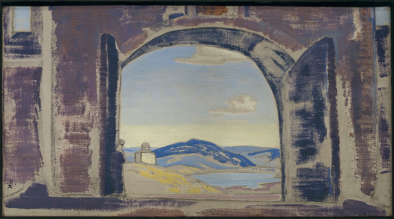 Studie för en målning, c.1922 av Nicholas Roerich