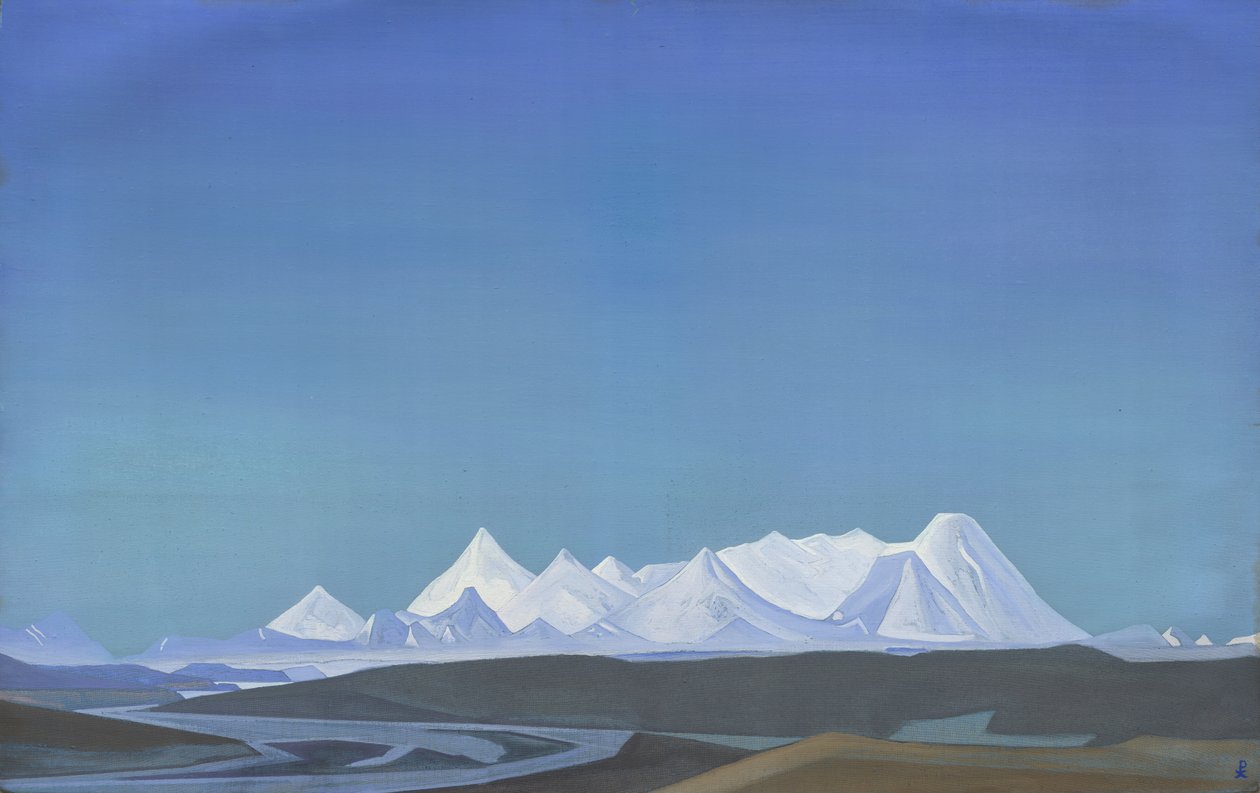 Den största och heligaste av Tangla, 1932 av Nicholas Roerich