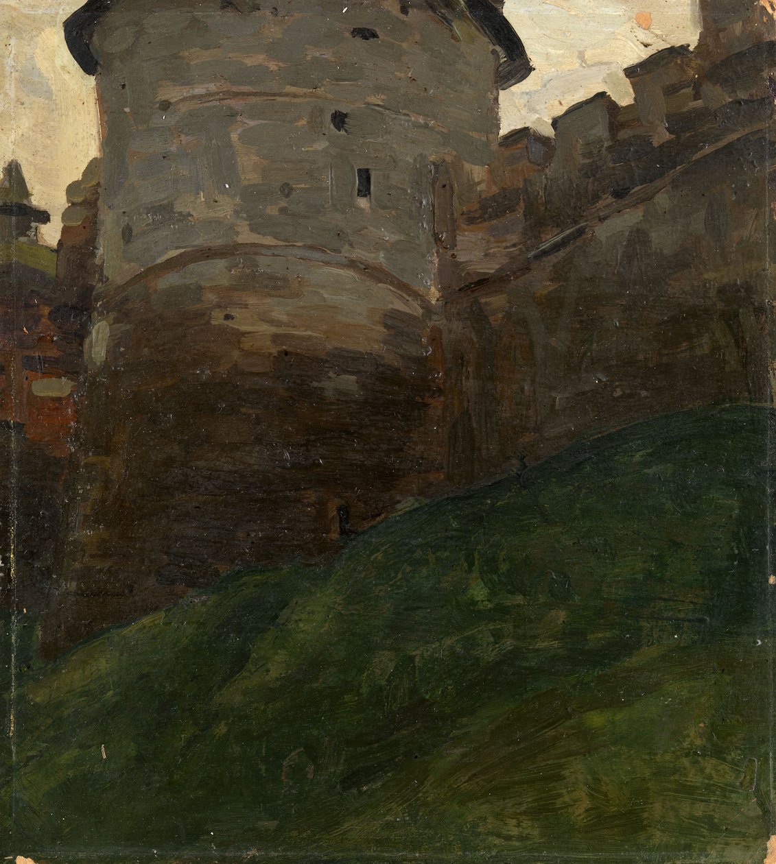 Novgorod Kreml Tower, ca. 1903 av Nikolai Konstantinowitsch Roerich