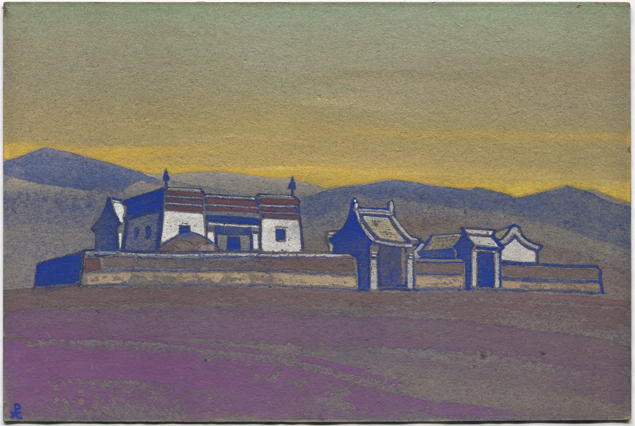 Tsagan-Kure, Inre Mongoliet, 1936 av Nicholas Roerich