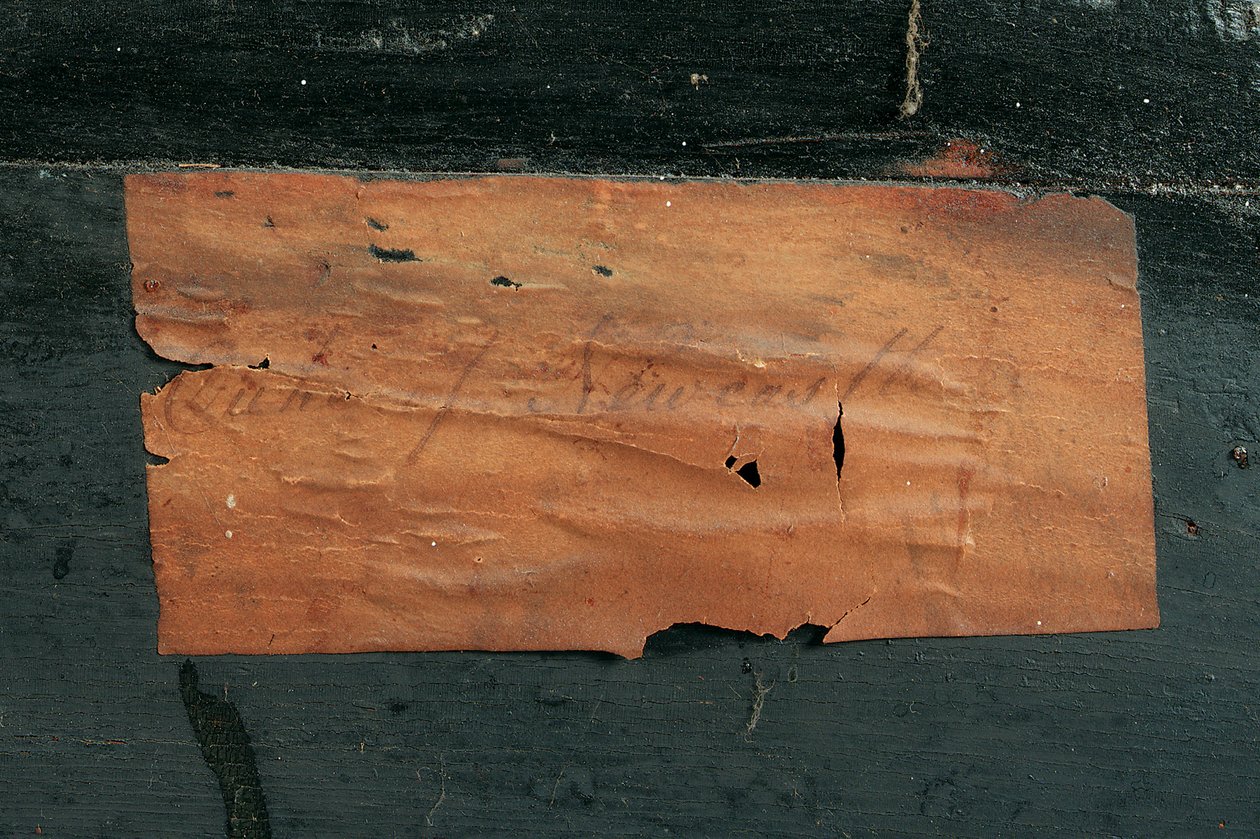 Detalj av en Ludvig XIV-kommod (ormolu, mässing, sköldpaddsskal & ebenholtsboll) (se även 486114-19) av Nicholas Sageot