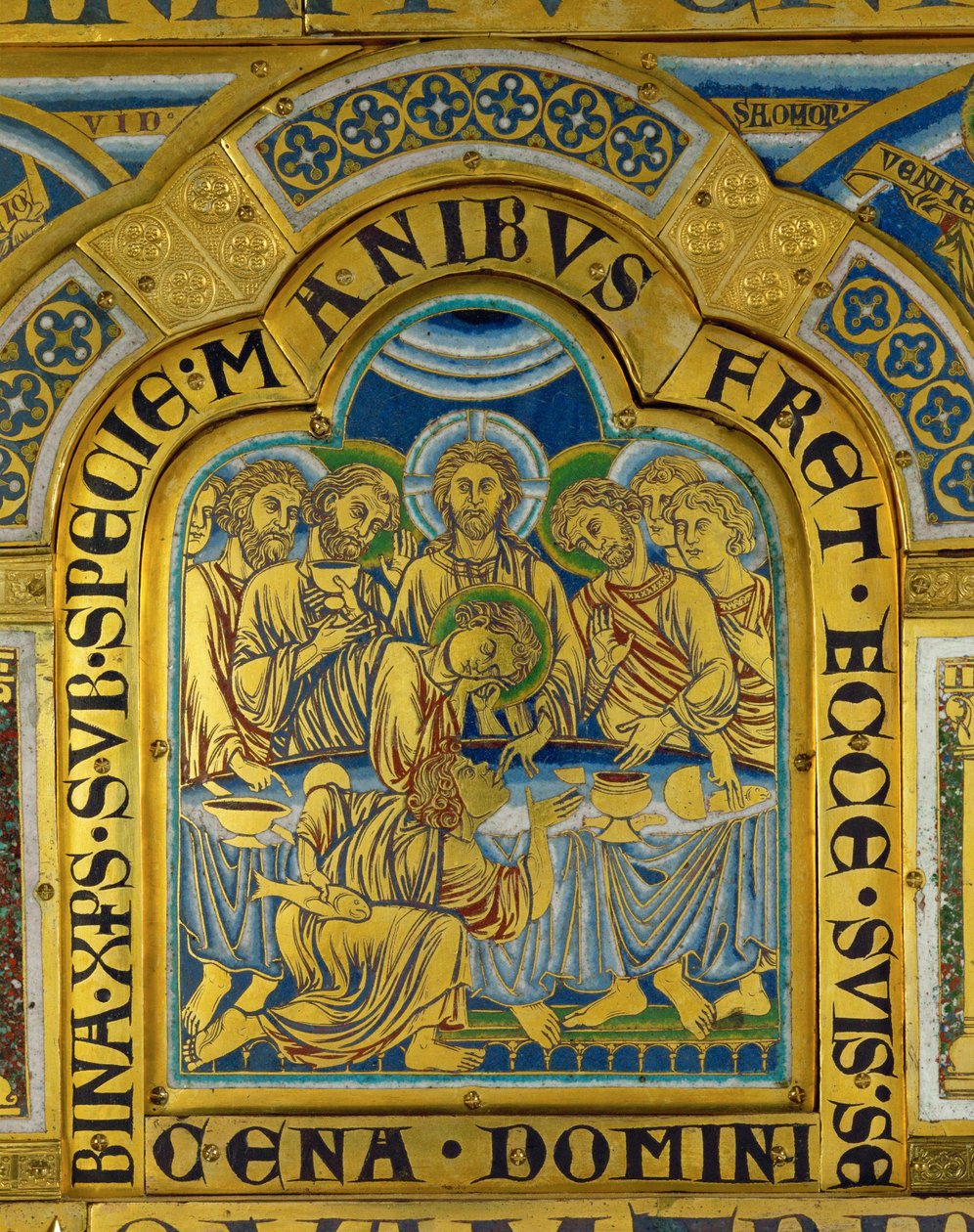 Den sista måltiden, från Verdun-altaret... av Nicholas of Verdun