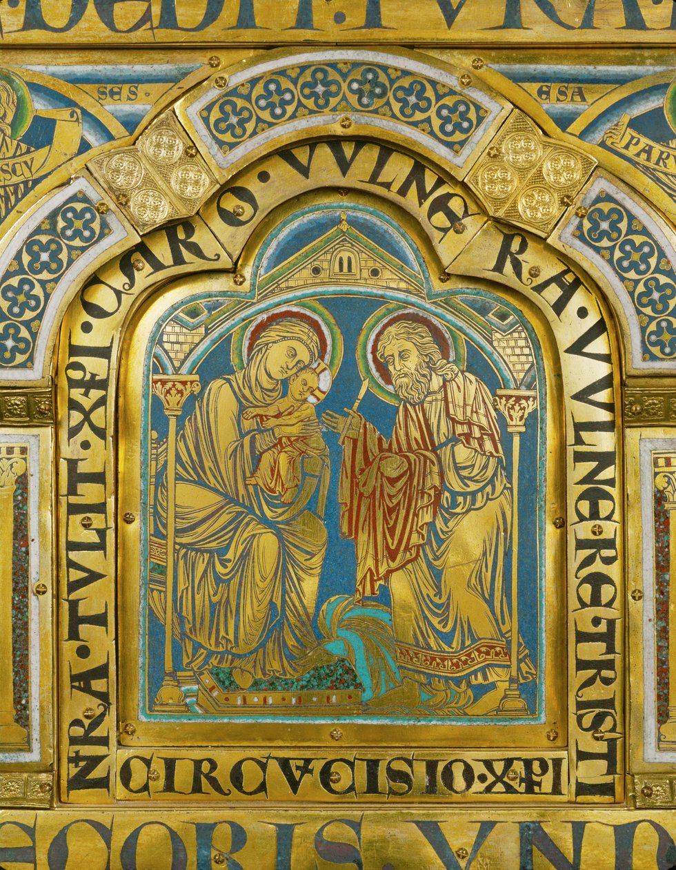 Jesu omskärelse ... (emalj på förgylld koppar) av Nicholas of Verdun