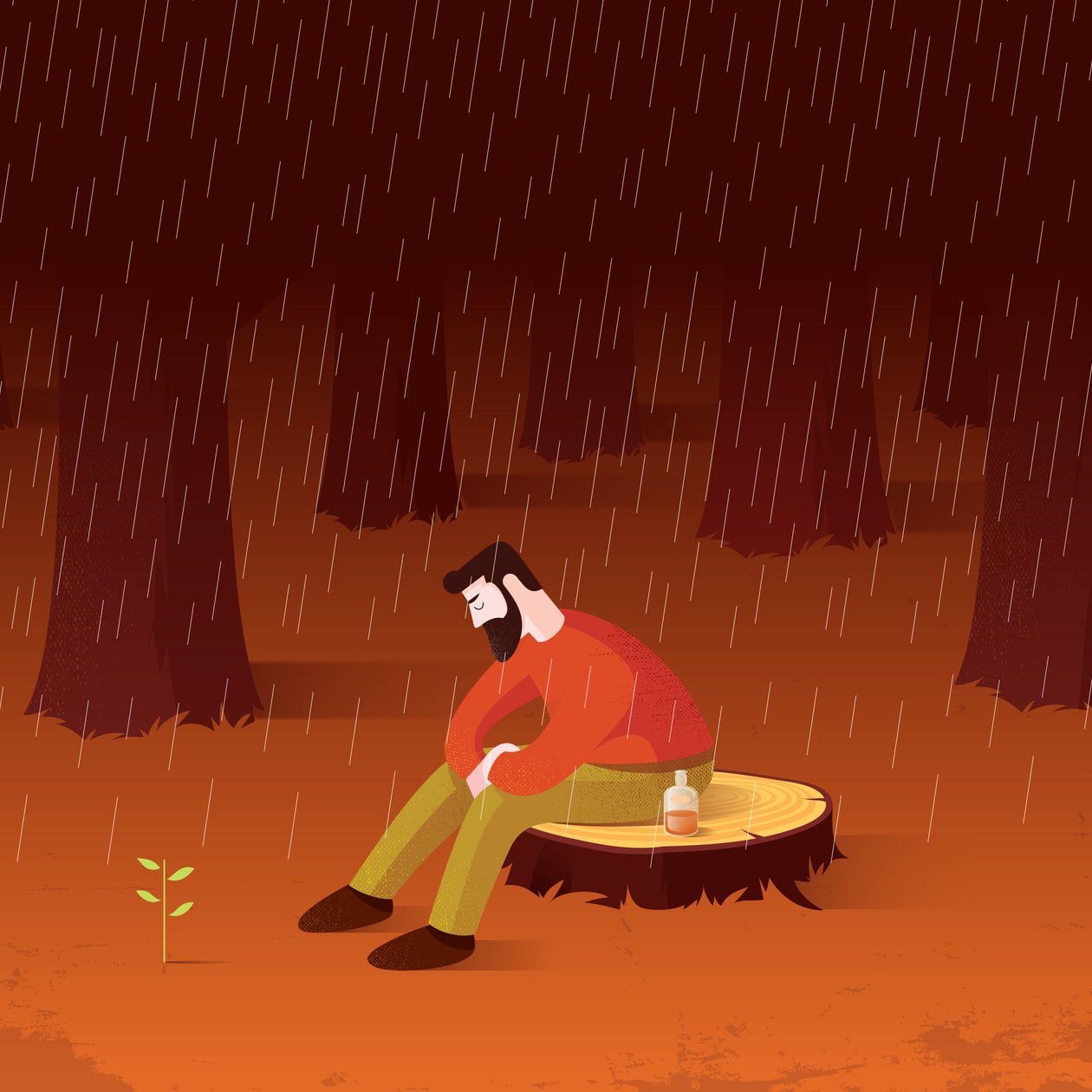 Livet går vidare, 2015 (digital) av Nick Diggory