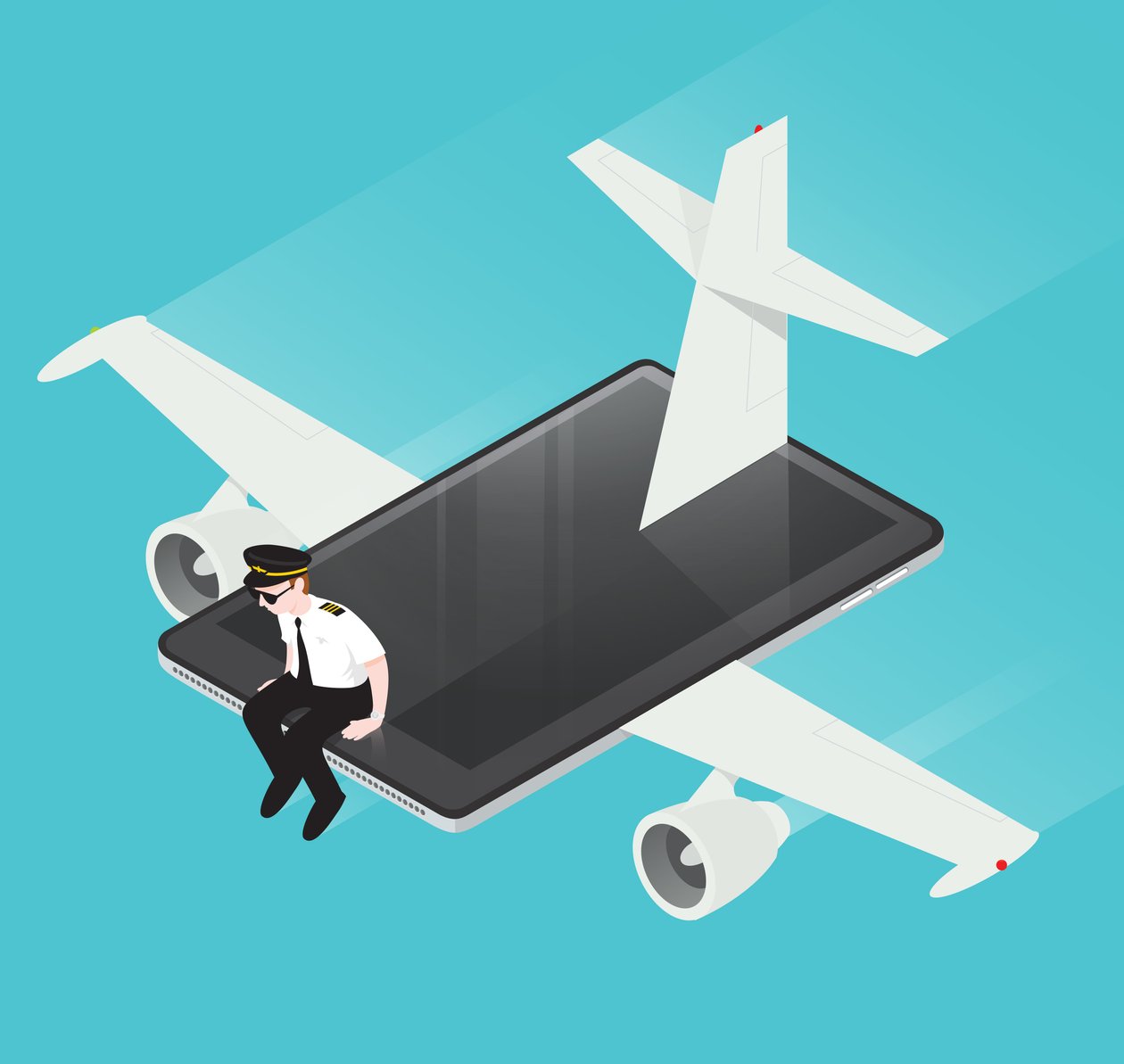 iPlane, 2016 (digital) av Nick Diggory