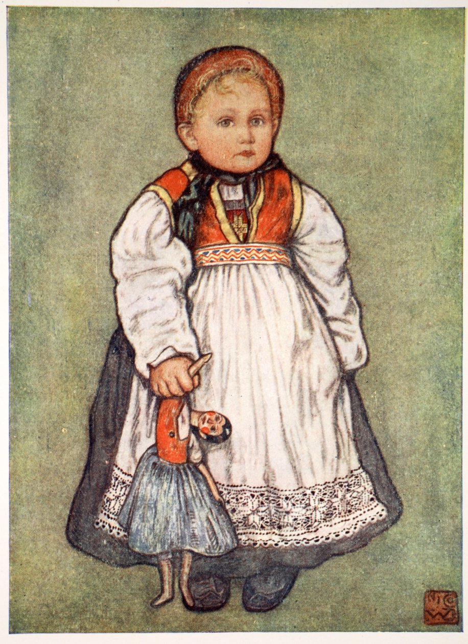 En baby från Telemarken, 1905 av Nico Jungman