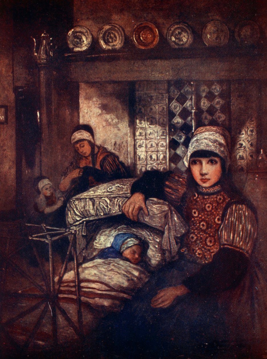A Marken Interior, 1904 av Nico Jungman
