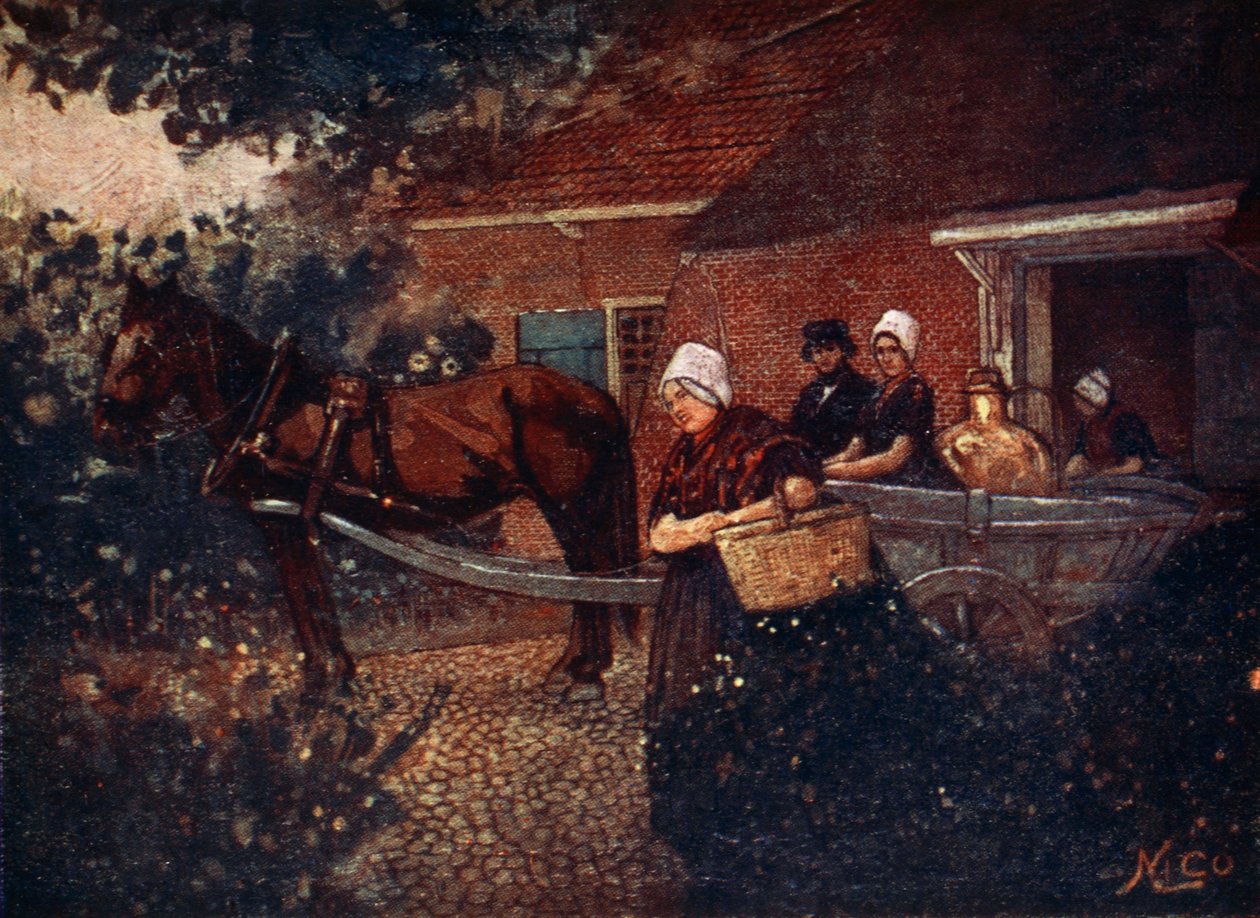En Walcheren Mjölkvagn, 1904 av Nico Jungman