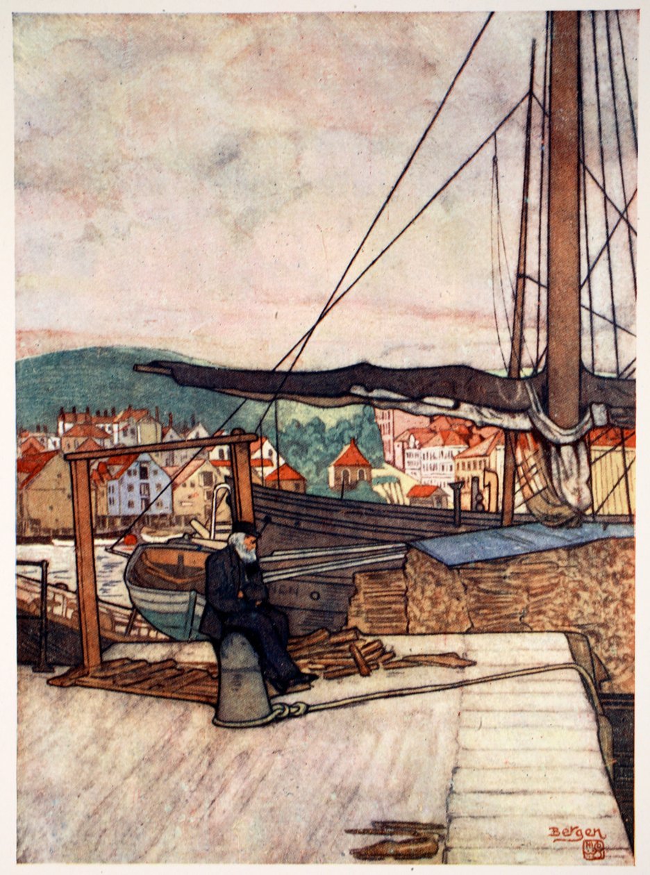 Bergen, 1905 av Nico Jungman