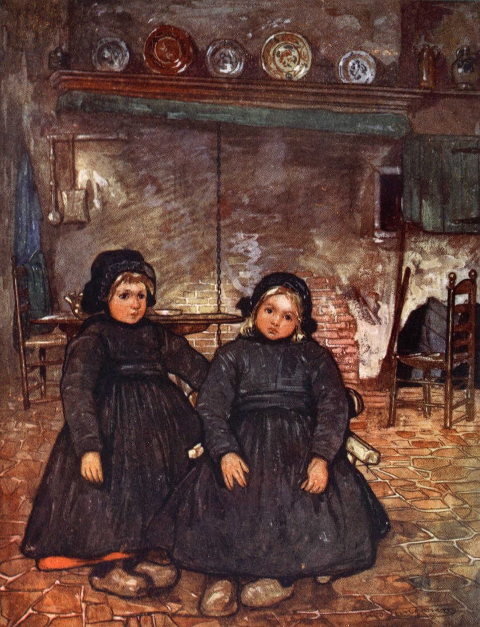 Barn till Elspeet, 1904 av Nico Jungman