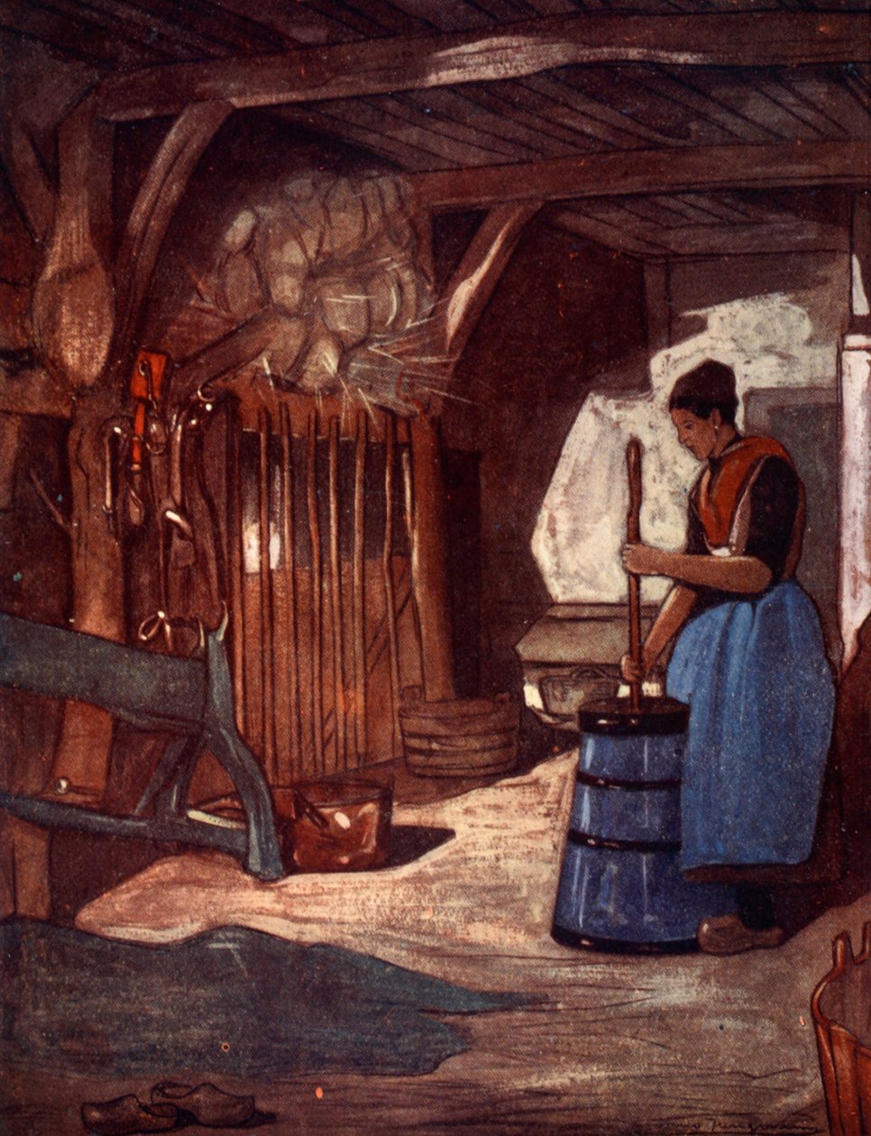 Kokning vid Elspeet, 1904 av Nico Jungman