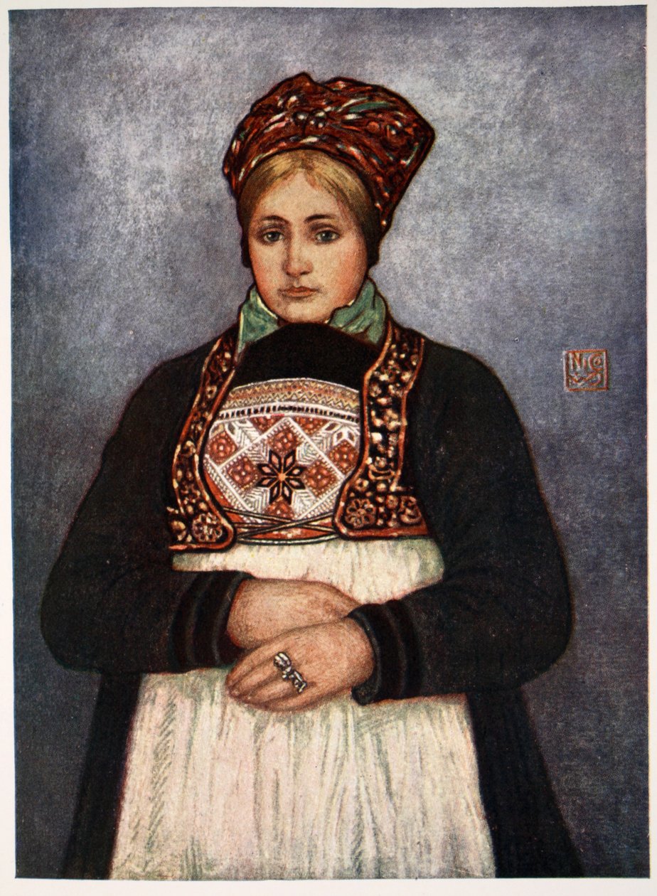 Landsflicka, Bergens distrikt, 1905 av Nico Jungman