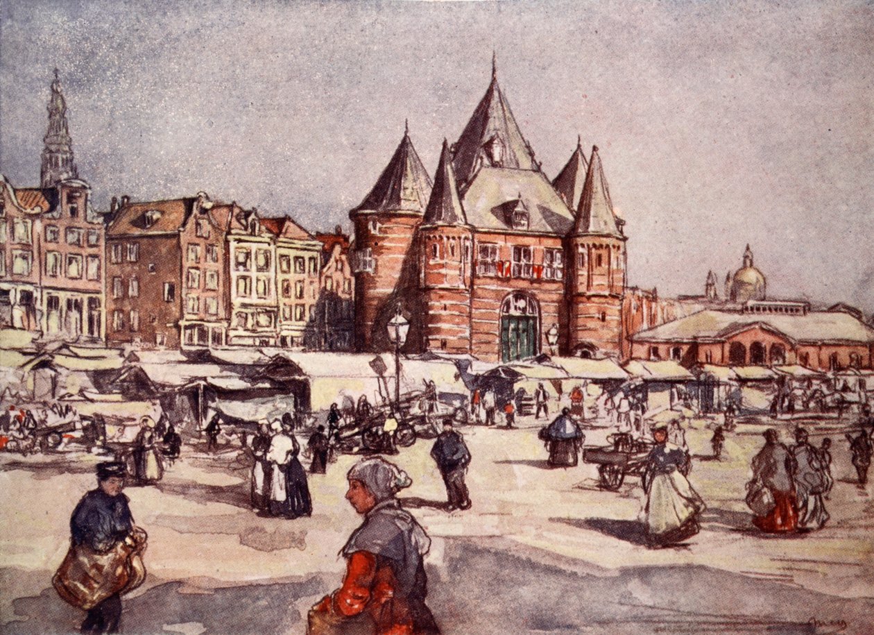 Vägningshuset, Amsterdam, 1904 av Nico Jungman