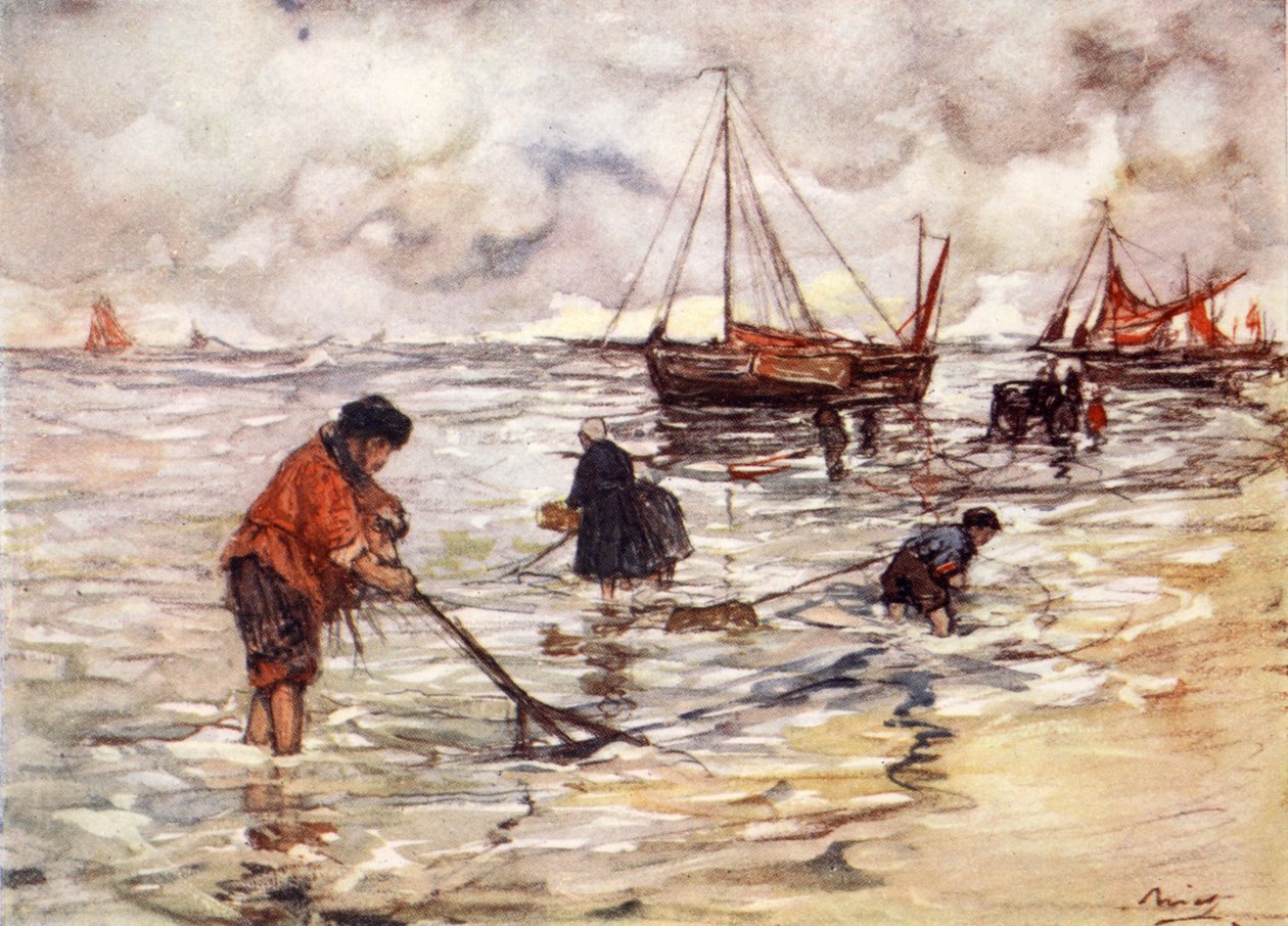 Räkfiske, 1904 av Nico Jungman