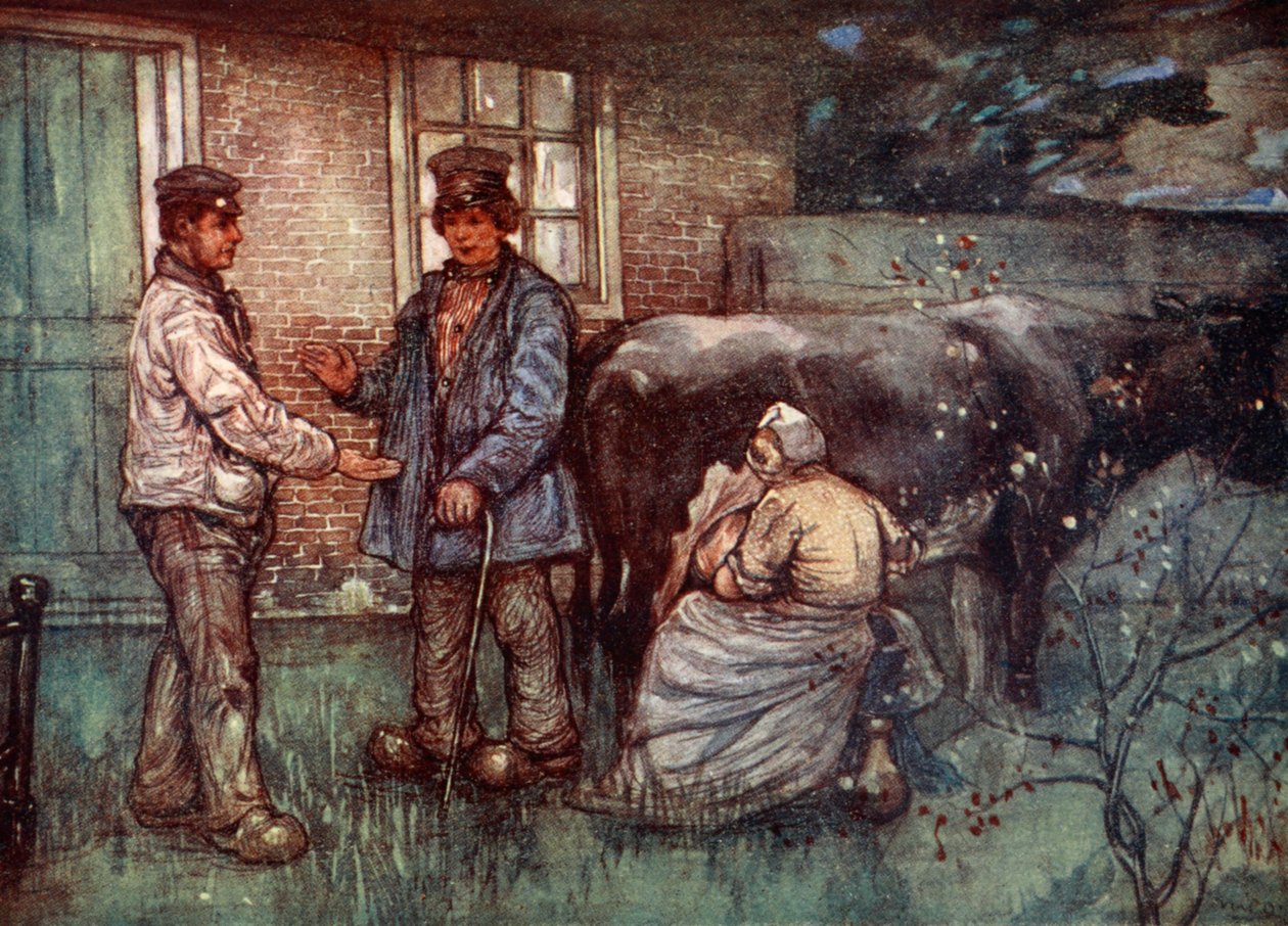 Försäljningen av en ko, 1904 av Nico Jungman