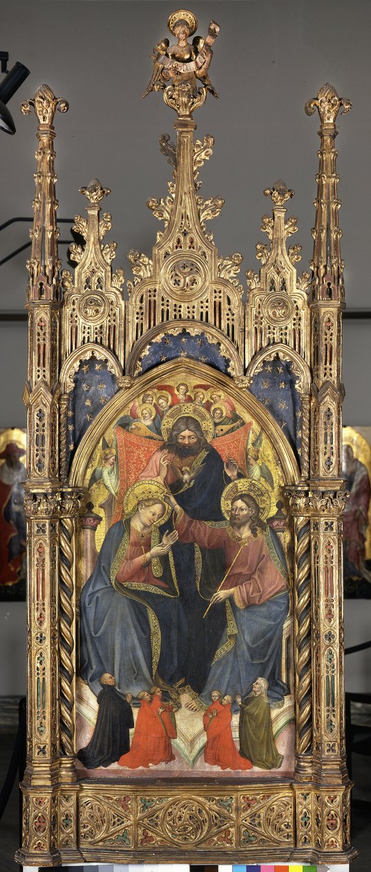 Jungfruns kröning, ca 1400 av Nicolò di Pietro