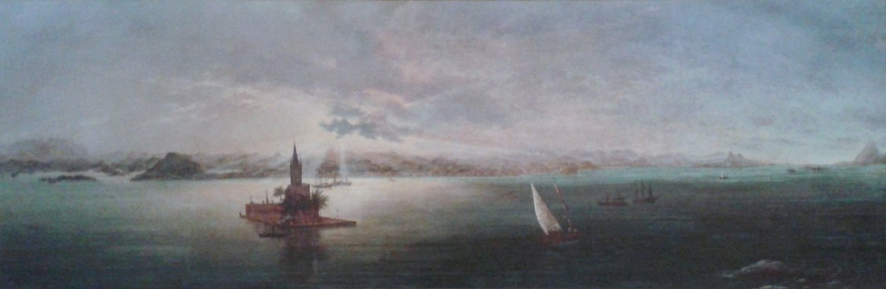 Panorama of Rio de Janeiro av Nicola Antonio Facchinetti