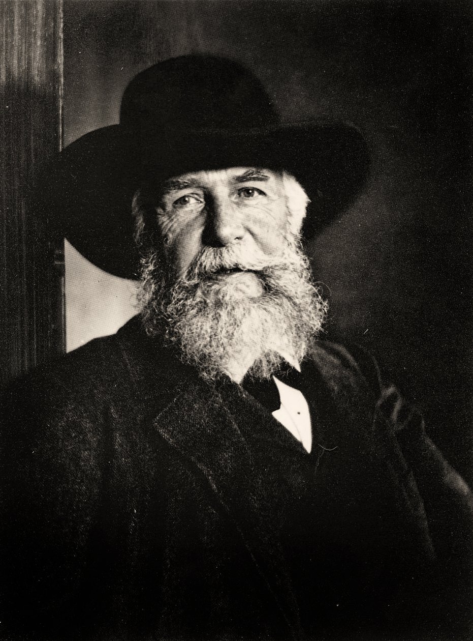 Porträtt av Ernst Haeckel, ca 1910 (foto) av Nicola Perscheid