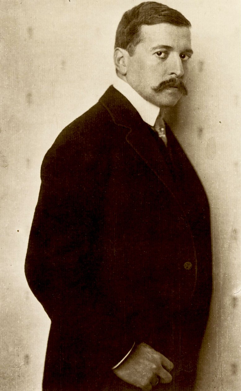 Porträtt av Hugo von Hofmannsthal av Nicola Perscheid