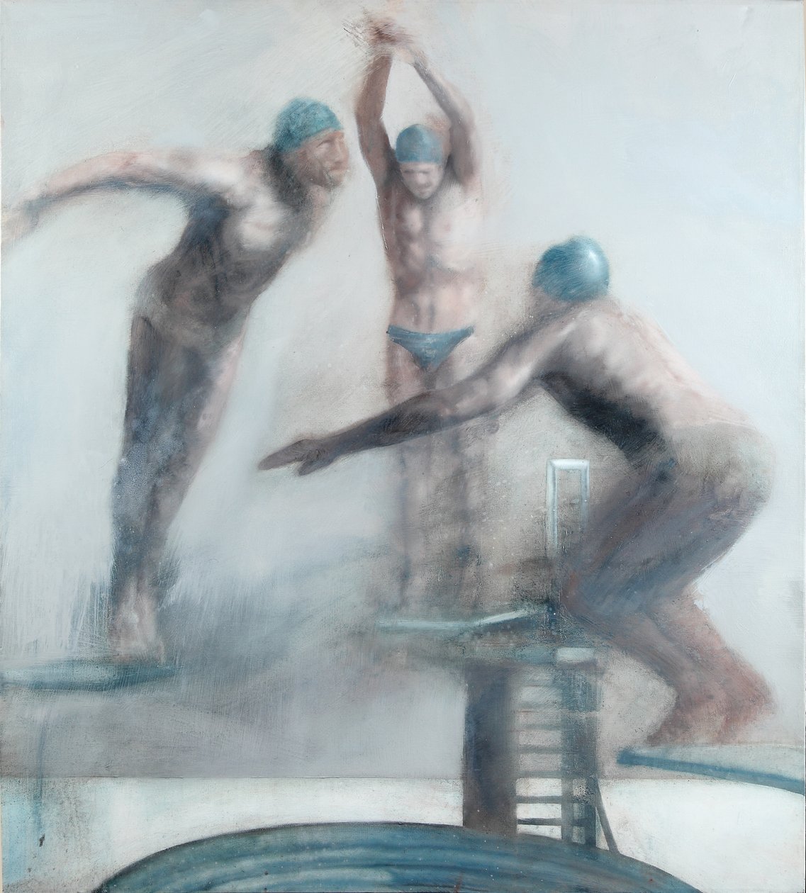 Divers, 2012 (olja på duk) av Nicola Pucci