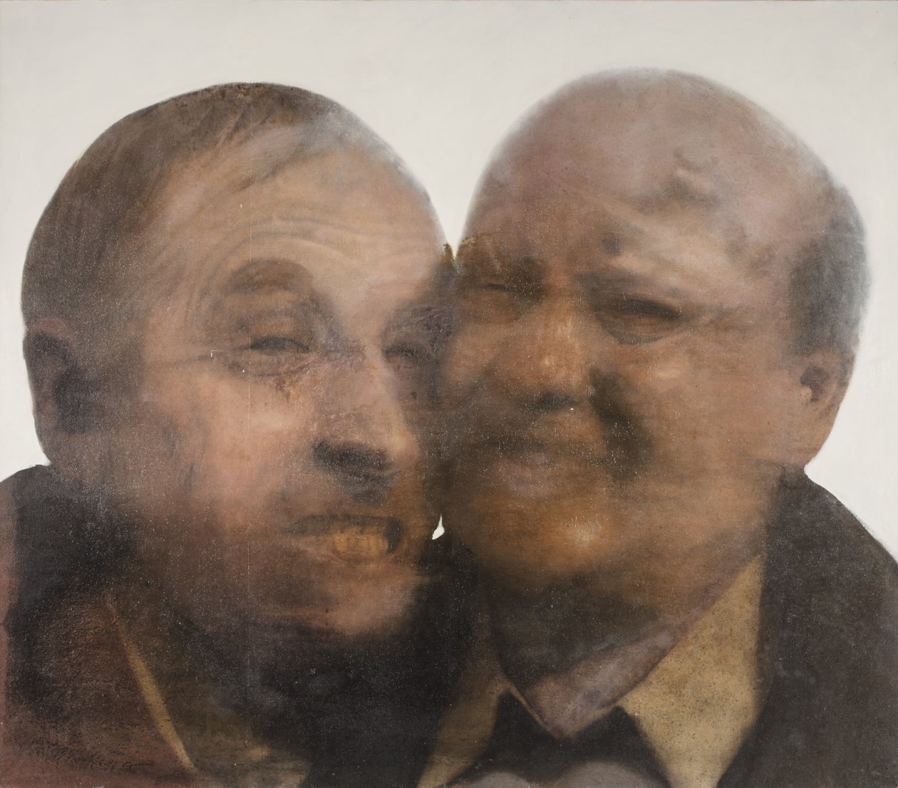 Ansiktskollision, 2004 (olja på duk) av Nicola Pucci