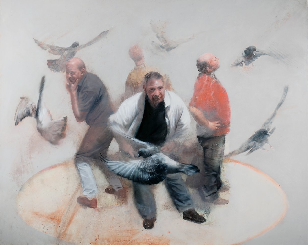 Flygledare, 2012 (olja på duk) av Nicola Pucci
