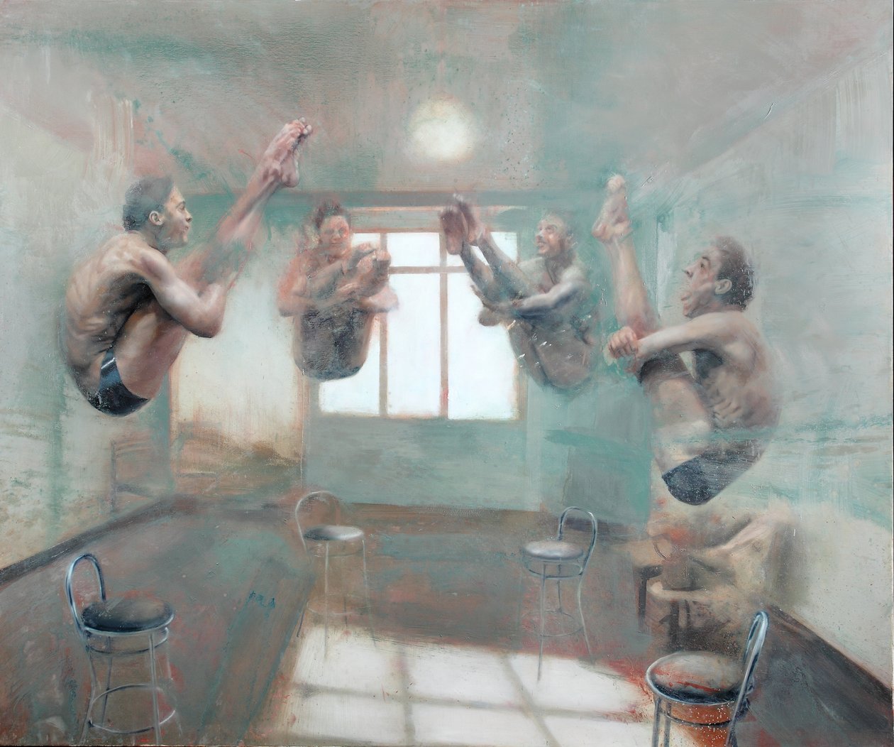 Stuffers, 2013 (olja på duk) av Nicola Pucci