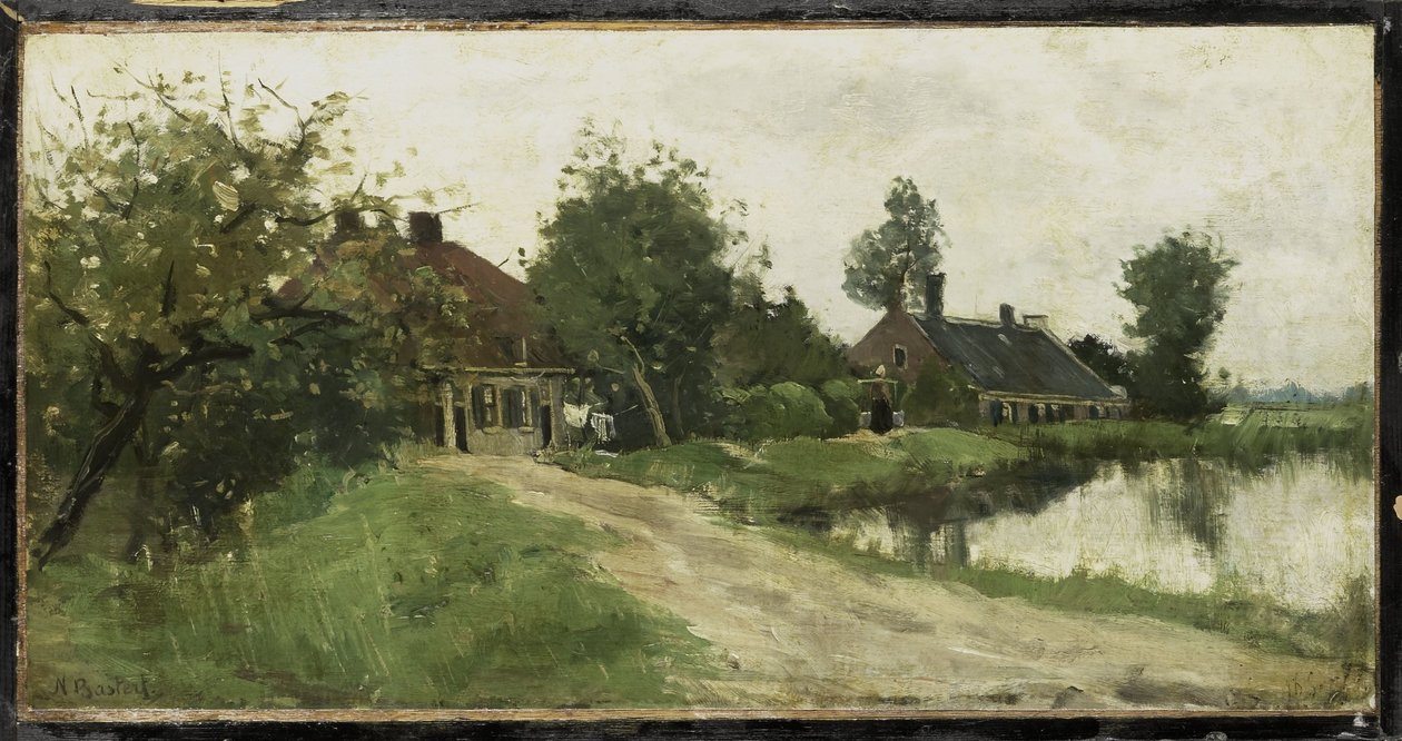 Nära Breukelen på Vecht av Nicolaas Bastert