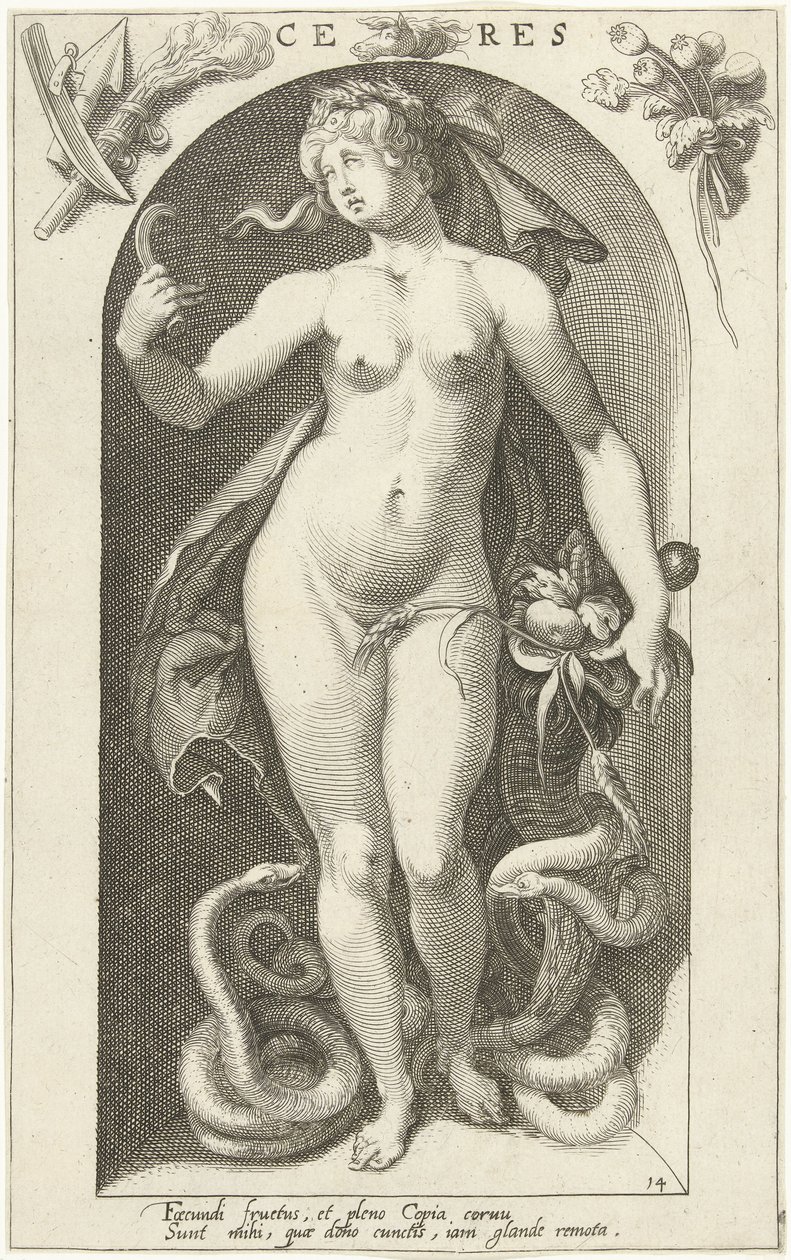 Ceres (titel på objekt) Ancient Gods (serietitel) av Nicolaas Braeu