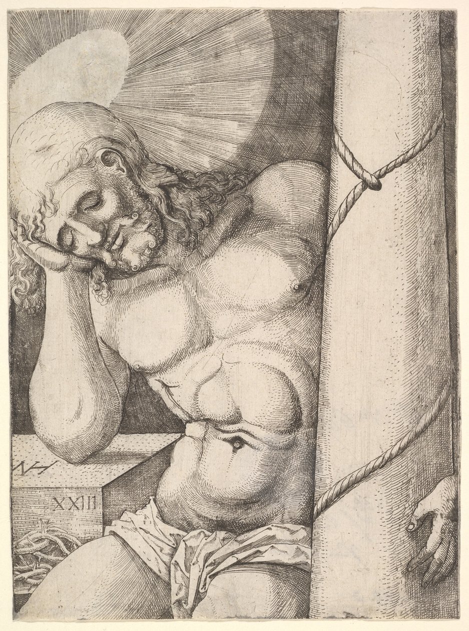 Sorgernas man vid kolonnen, 1523. av Nicolaas Hogenberg