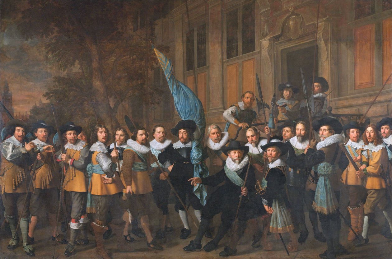 Civic Guards från kompani av kapten Jan Claesz Vlooswijck av Nicolaes Eliaszoon Pickenoy