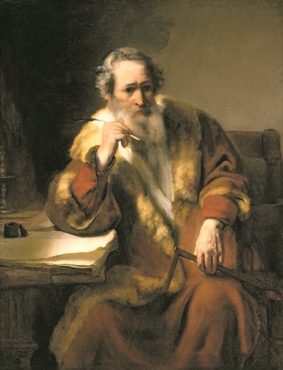Aposteln Thomas av Nicolaes Maes