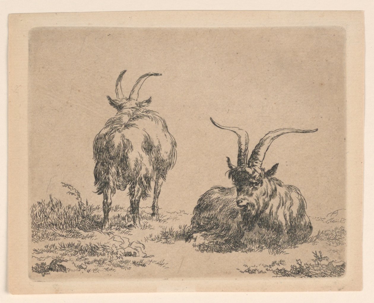 Två getter av Nicolaes Berchem