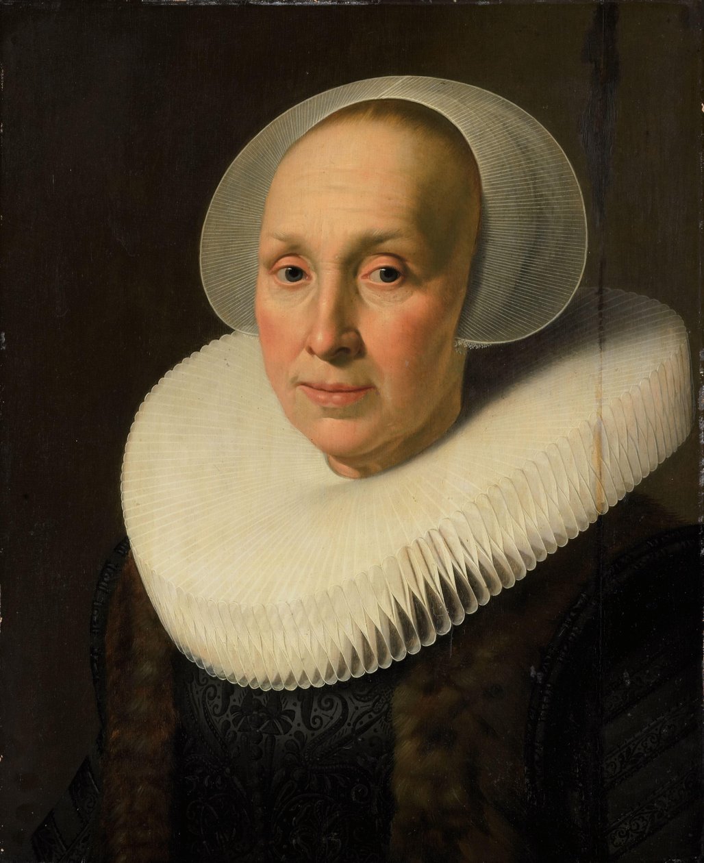 Porträtt av Margriet Benningh (1565-1641) av Nicolaes Eliasz Pickenoy (attributed to)